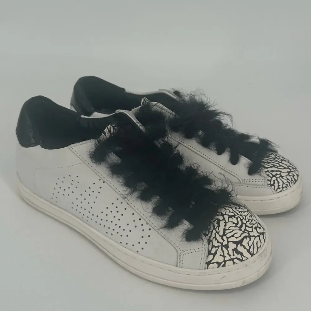 P448 The John Cement Sneakers Size 36 6.5 Casual Shoes Leather